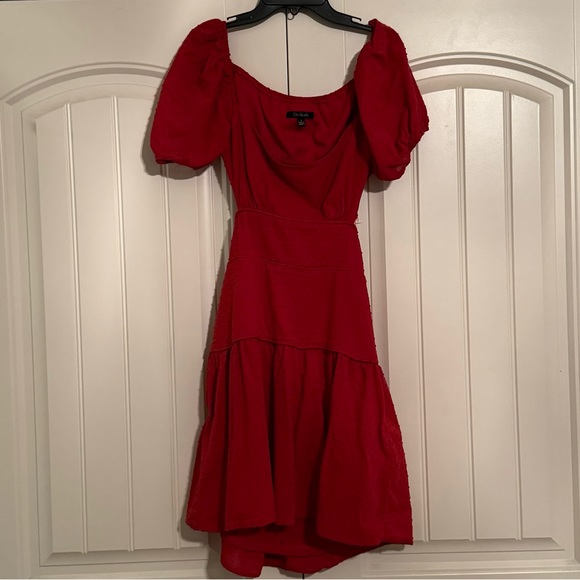 Red Open Back Dress - Picture 2 of 2